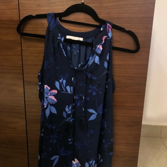 Pre-Owned C&E Floral V-Neck Blouse - Picture 3 of 7